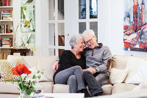 Judith und Alfred Schramm sind mit der Leistung der Deutsche Leibrenten  mehr als zufrieden. Sie haben nun ein sicheres Gefühl.