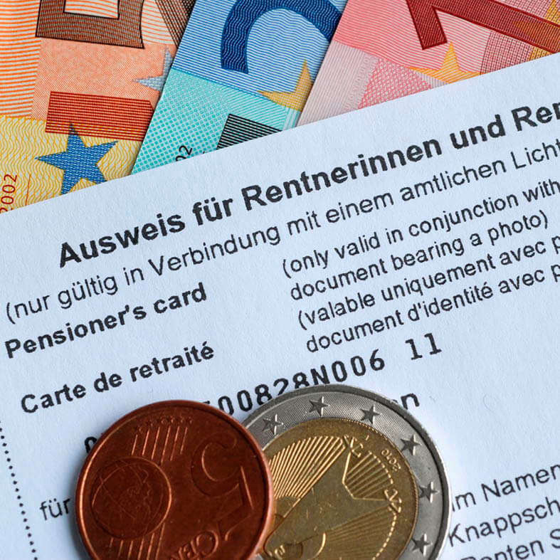 Rentenausweis für Vergünstigungen